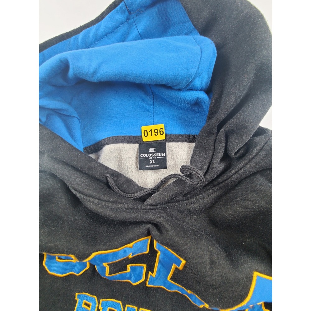 Colosseum UCLA Bruins Mens XL Hoodie Black Blue Pullover Basketball Team NCAA - Picture 4 of 5